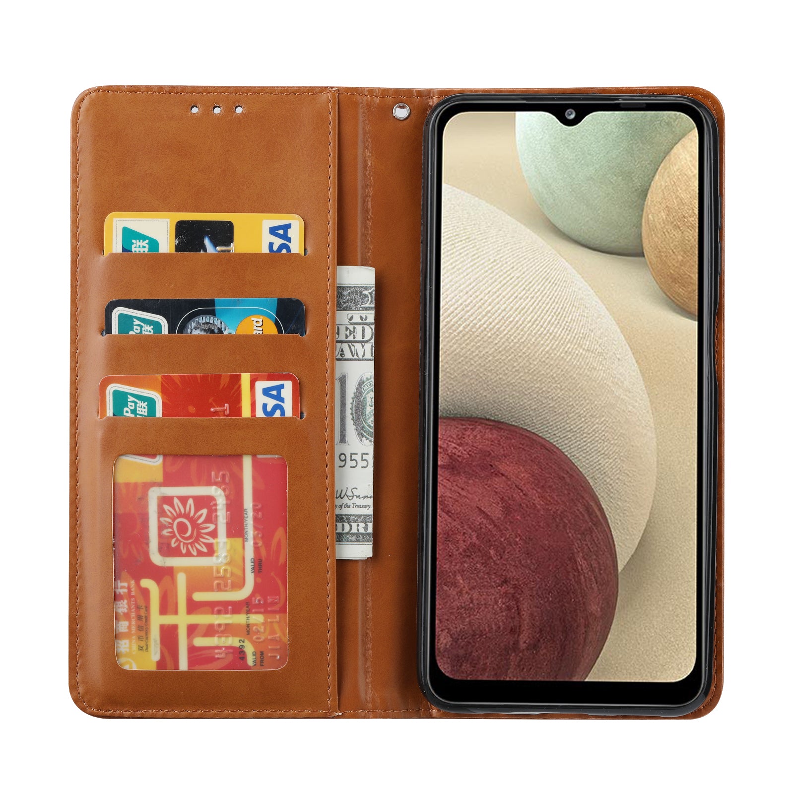 For Samsung Galaxy A14 5G Outer Card Slot PU Leather Case Magnetic Auto-absorbed Wallet Stand Phone Cover For Samsung Galaxy A14 5G Outer Card Slot PU Leather Case Magnetic Auto-absorbed Wallet Stand Phone Cover